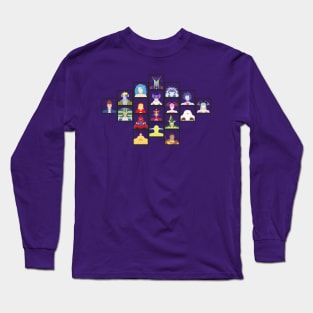 Select Your Character: Darkstalkers 3 Long Sleeve T-Shirt